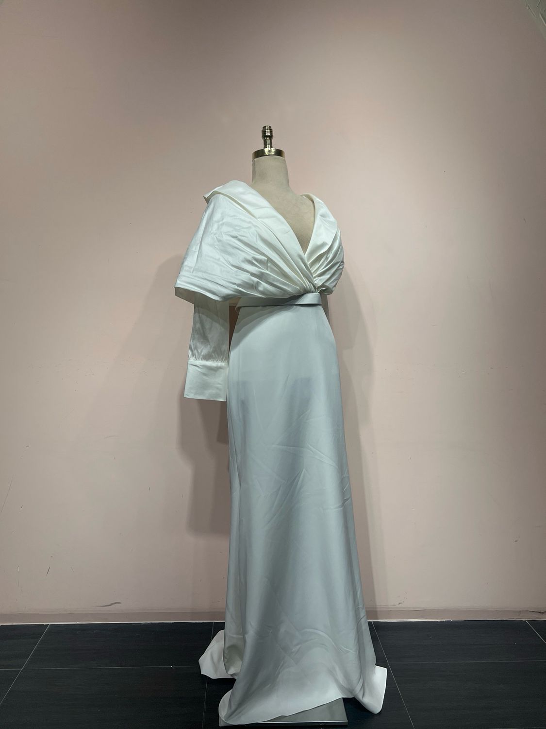 Vestido largo - Blanco- talla 44