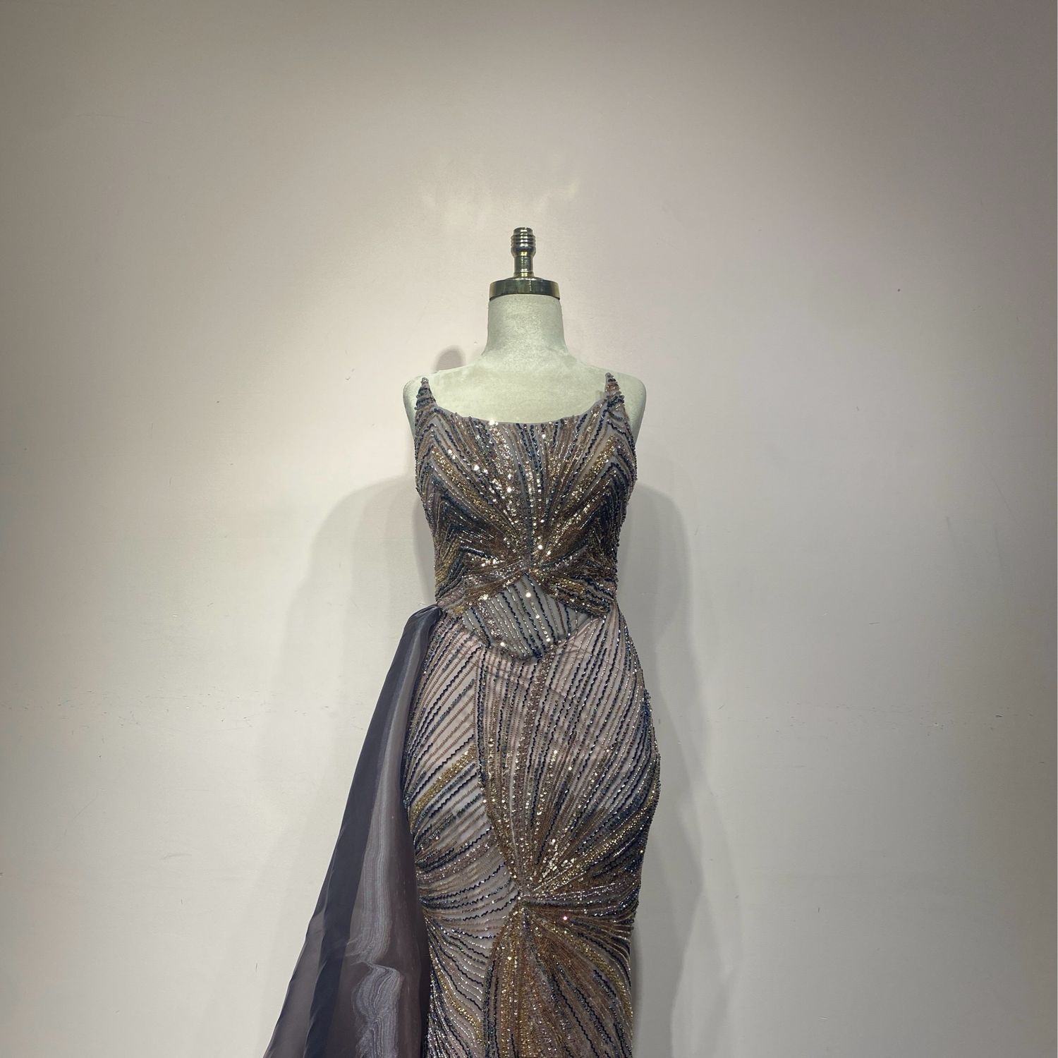 Vestido largo - Lila - Talla 38