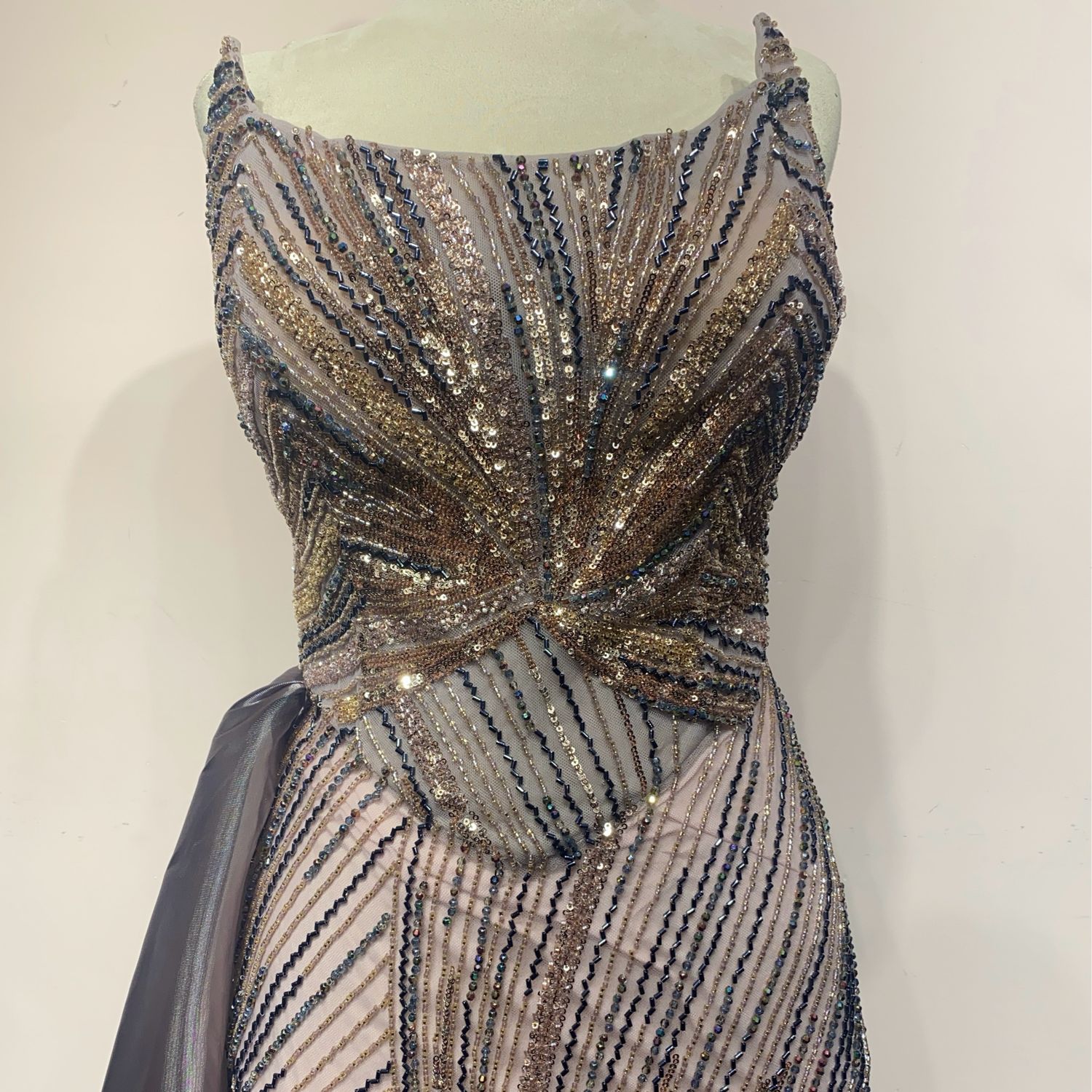 Vestido largo - Lila - Talla 38