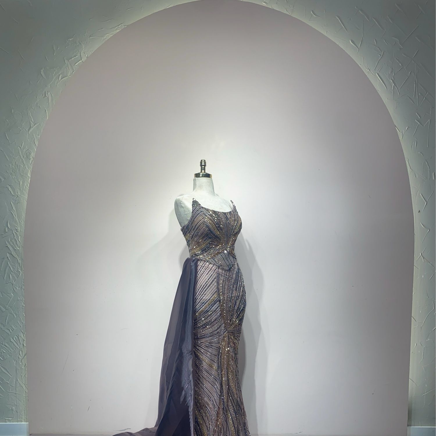 Vestido largo - Lila - Talla 38