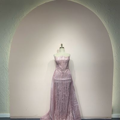 Vestido largo - Rosado - talla 42