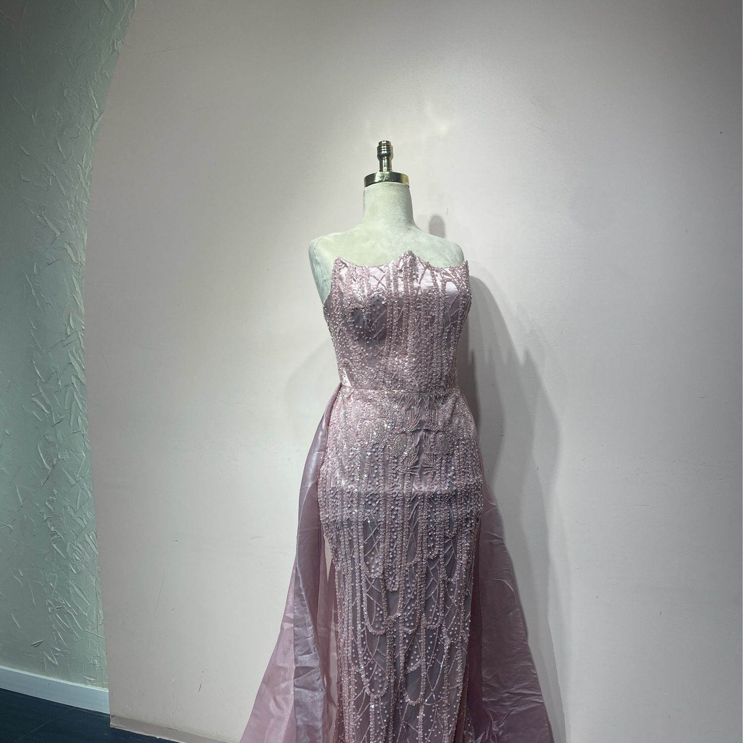 Vestido largo - Rosado - talla 42