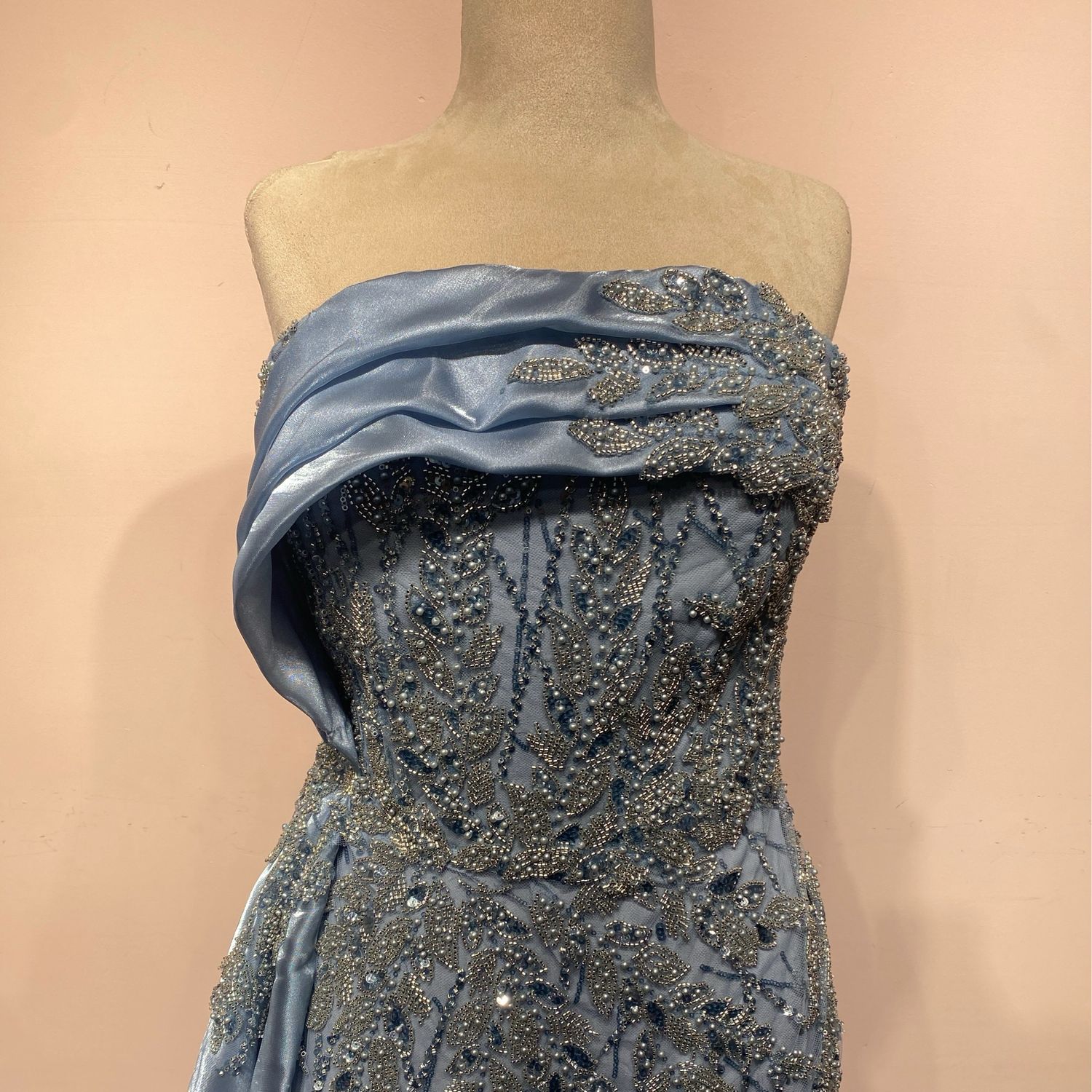 Vestido largo - Celeste - talla 42