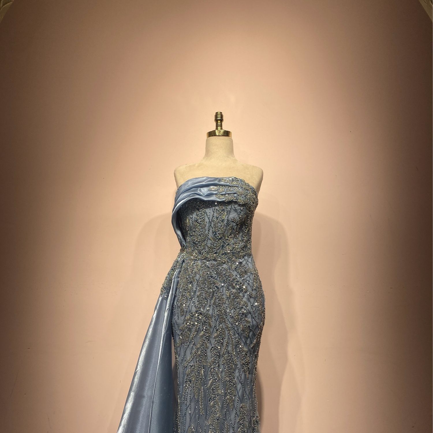 Vestido largo - Celeste - talla 42