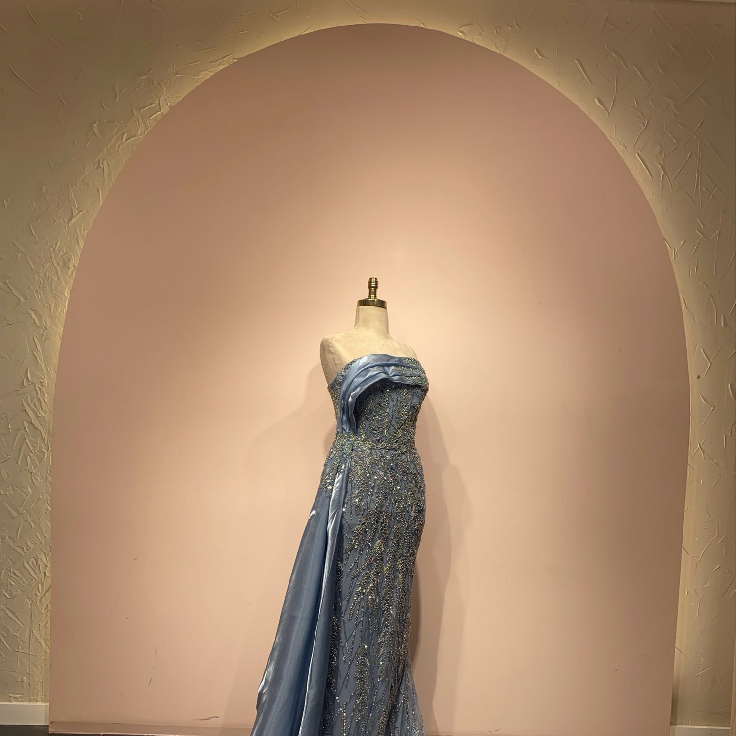 Vestido largo - Celeste - talla 42