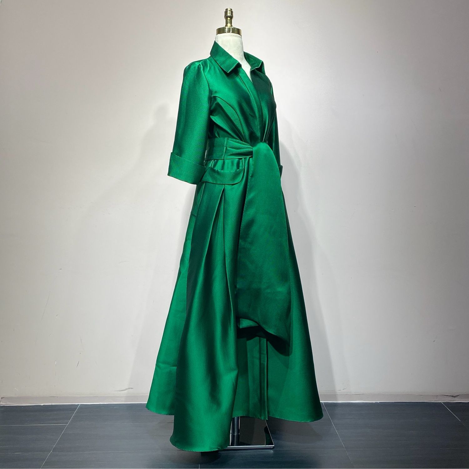 Vestido Largo Color Verde Talla 42/10