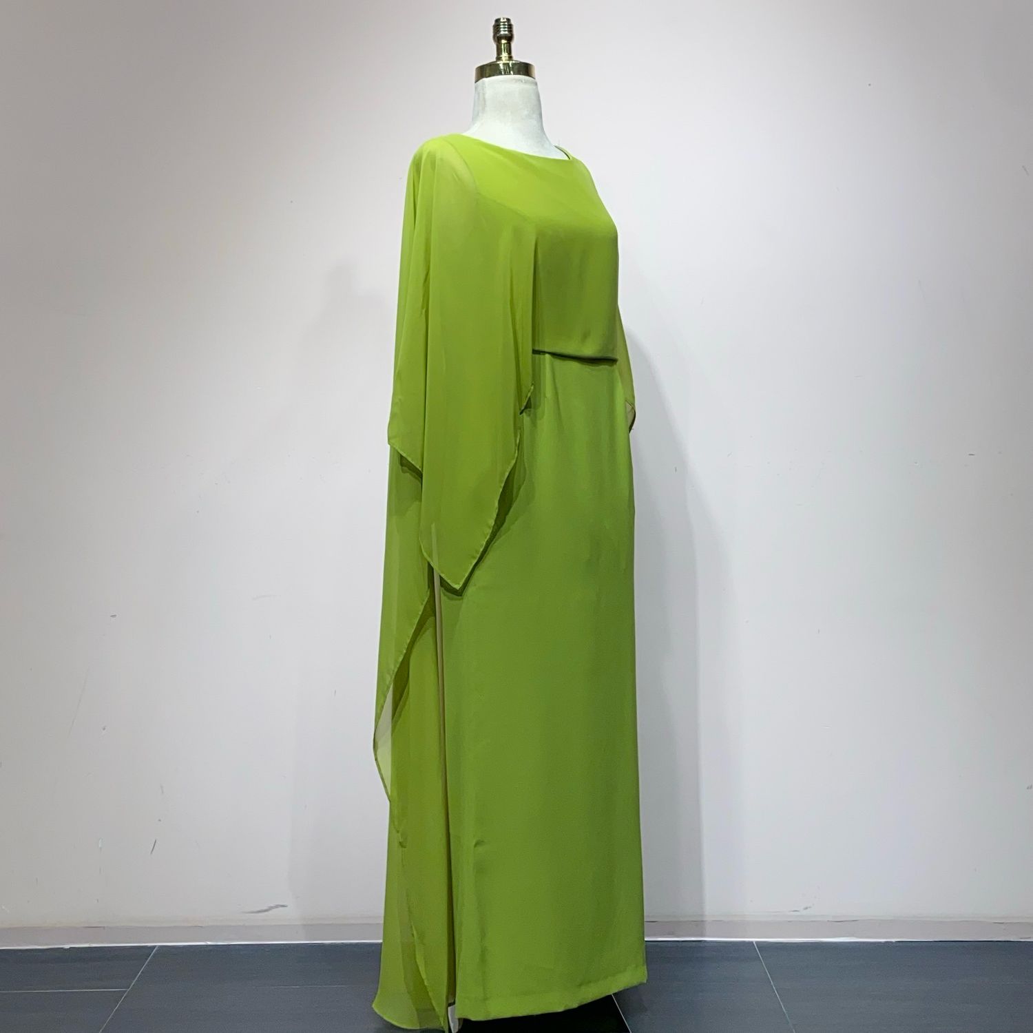 Vestido Largo Color Verde Talla 42/10