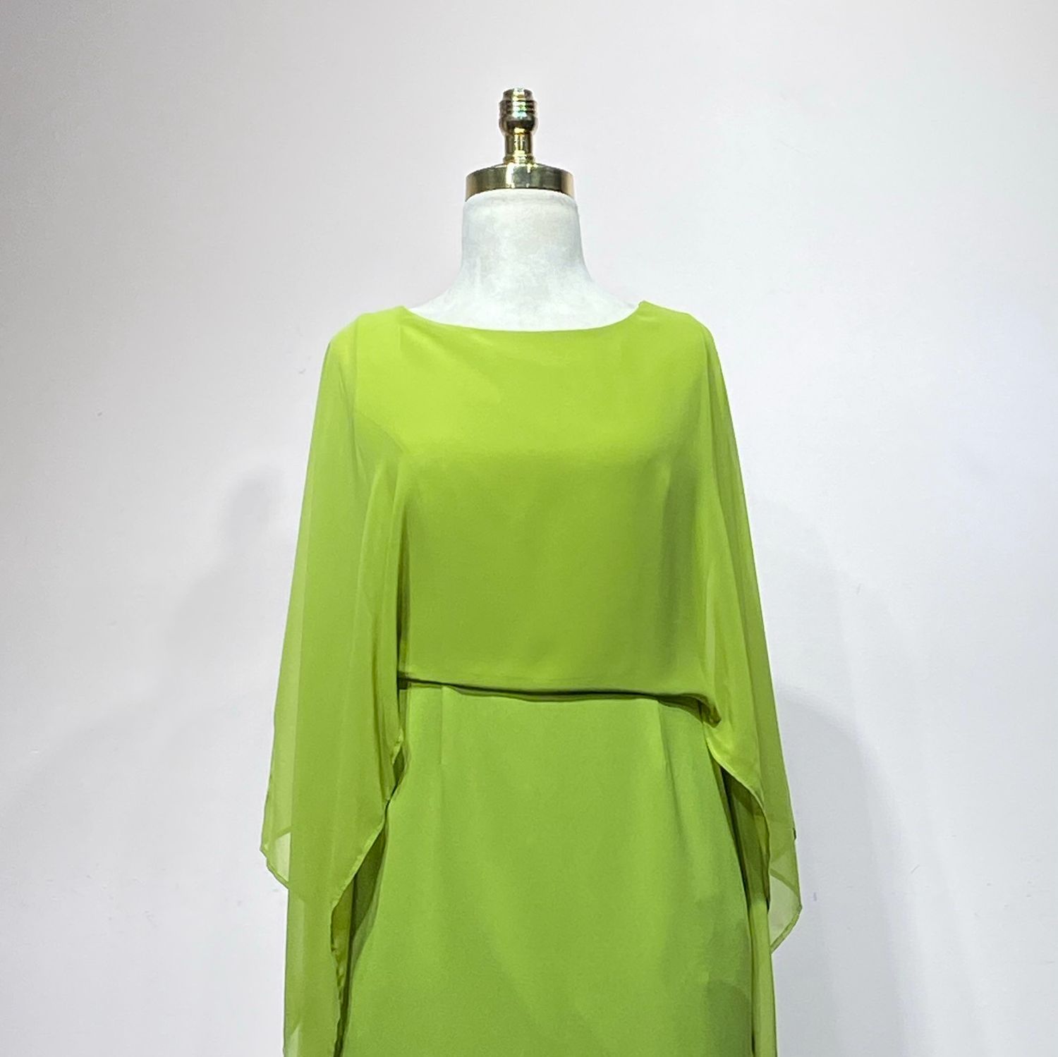 Vestido Largo Color Verde Talla 42/10