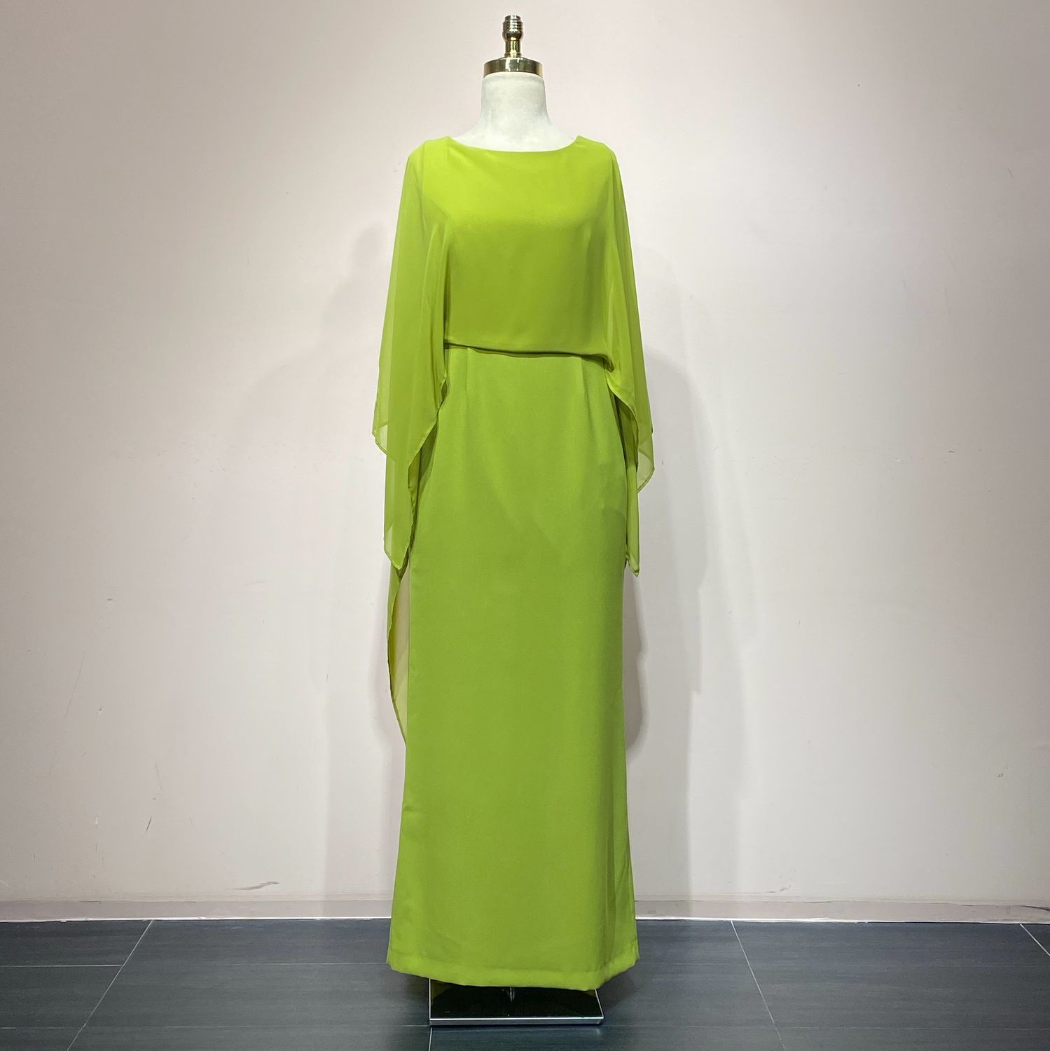 Vestido Largo Color Verde Talla 42/10