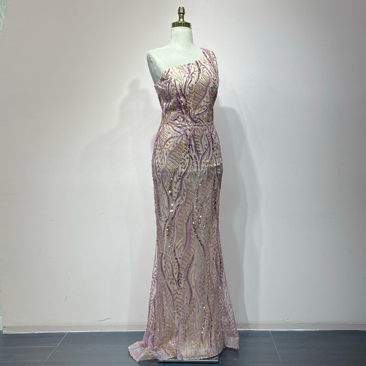 Vestido Largo Color Pink Talla 52/10