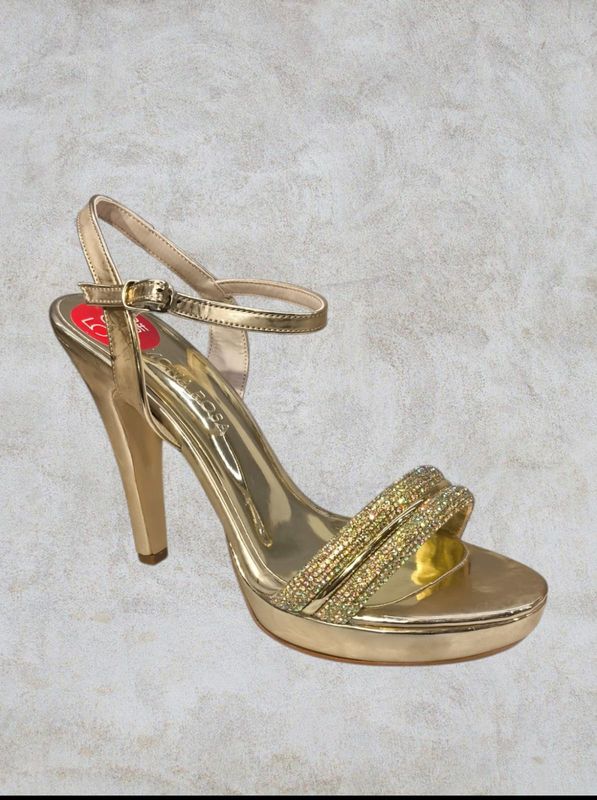 Zapato de Tacon - Dorado