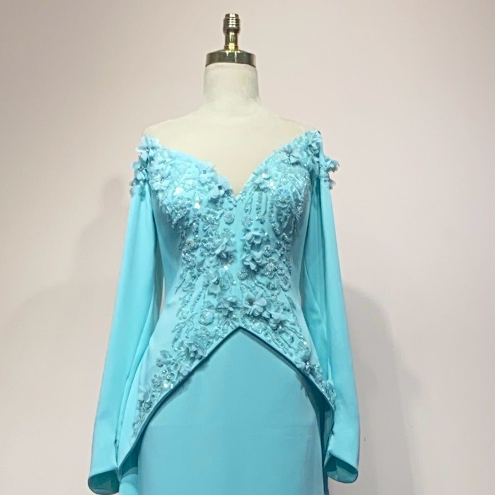 Vestido largo - Verde Menta - talla 48