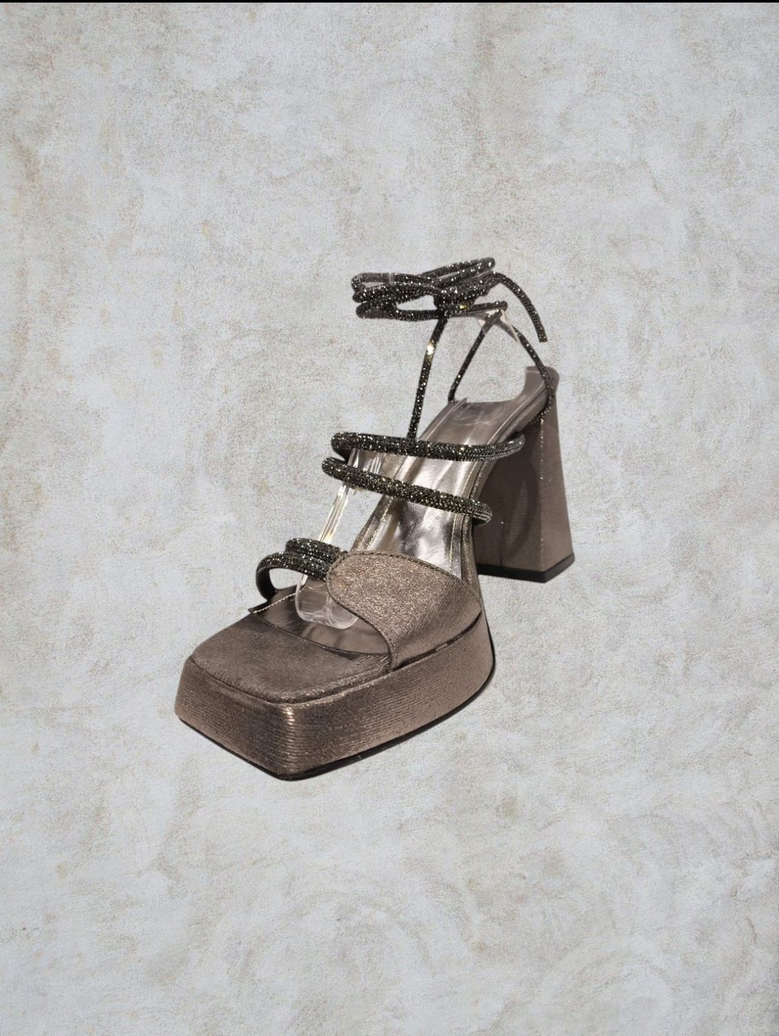Zapato de tacon - Black Silver