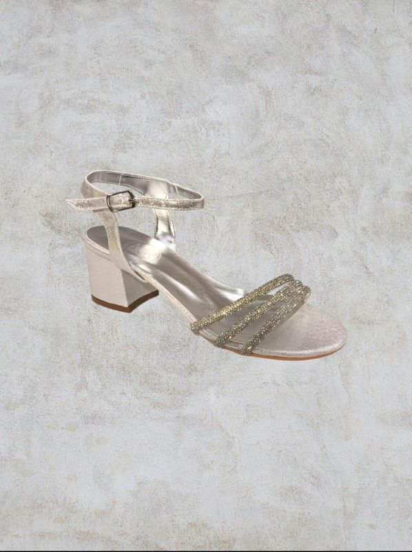 Zapatos de tacon bajo - Silver