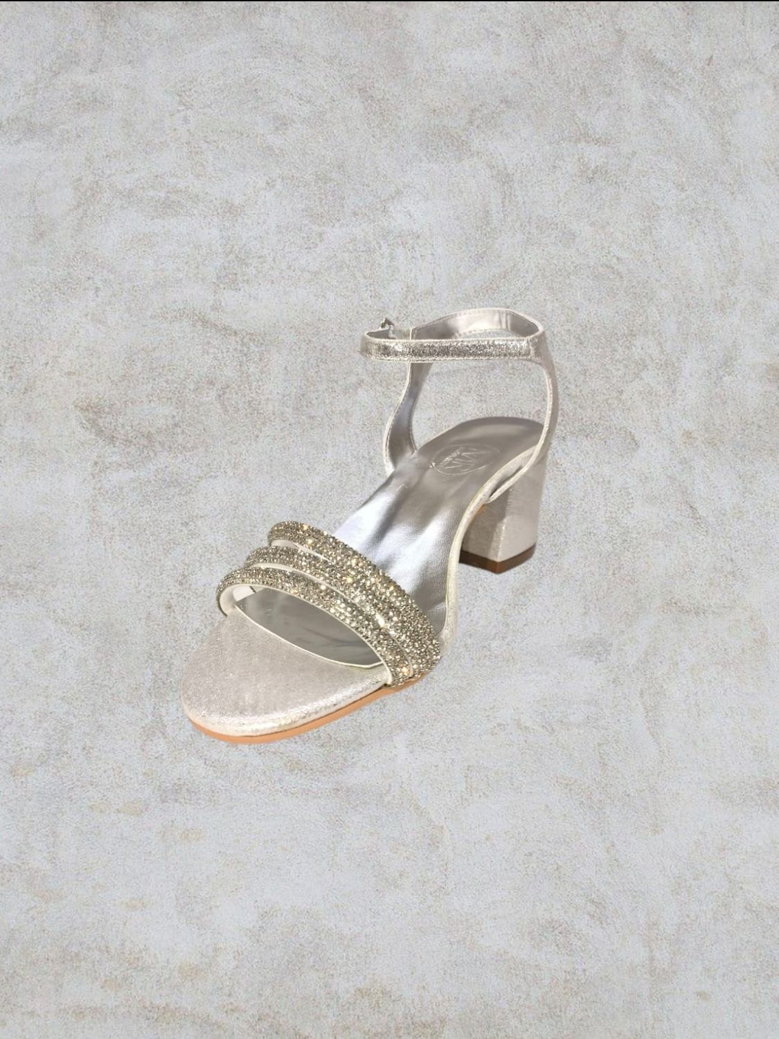 Zapatos de tacon bajo - Silver
