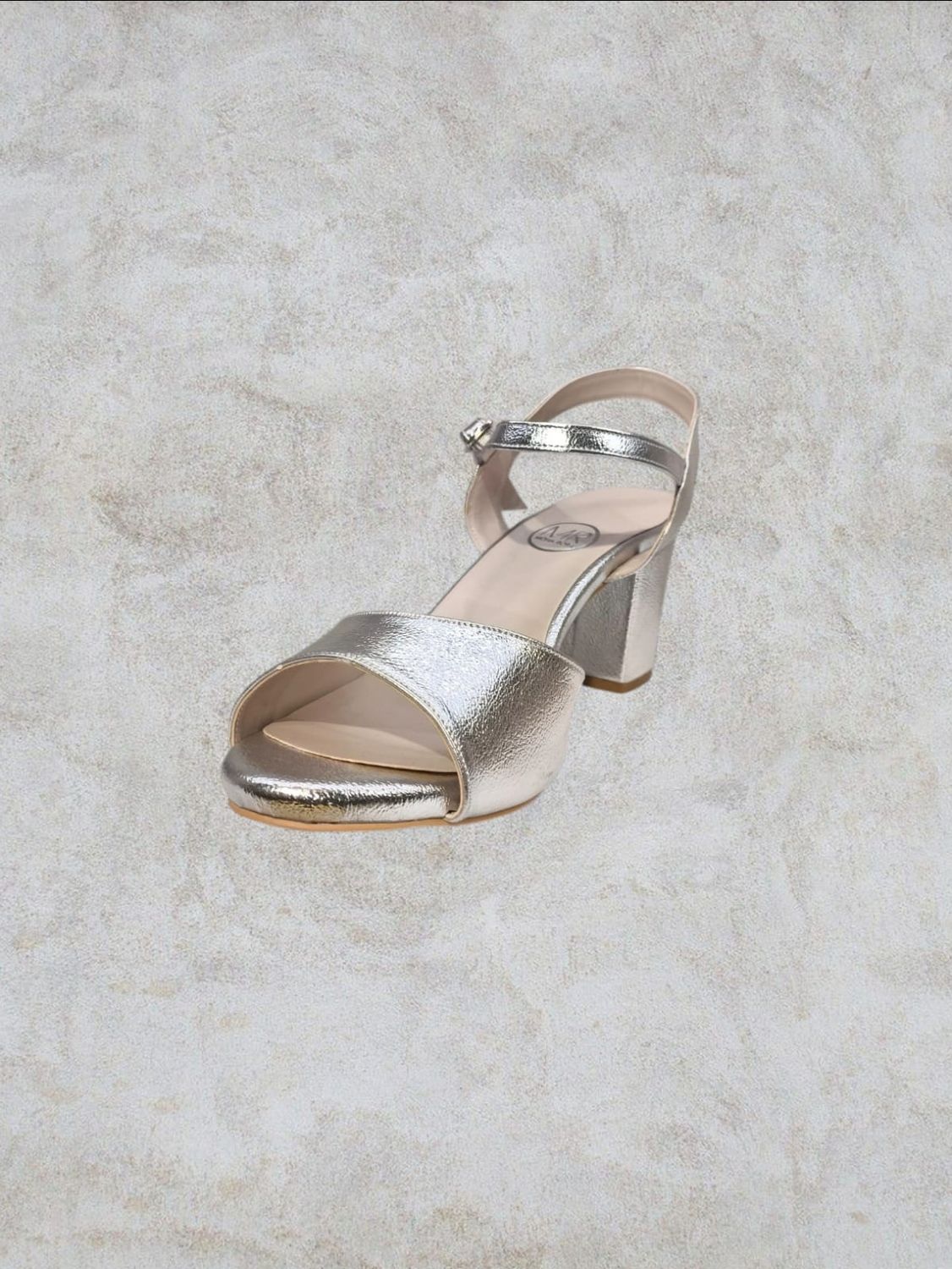 Zapatos de tacon bajos -  Silver