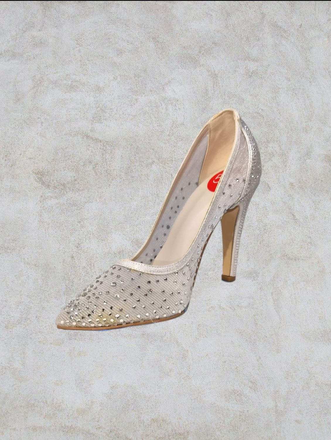 Zapato de punta con tacon - Silver