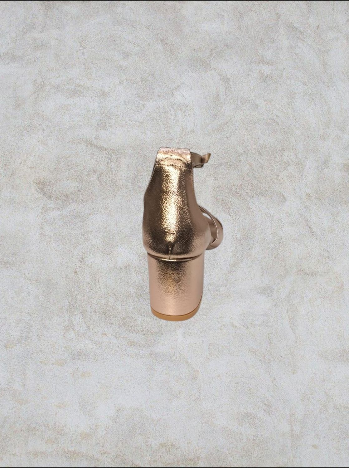 Sandalia Baja de color Rose Gold