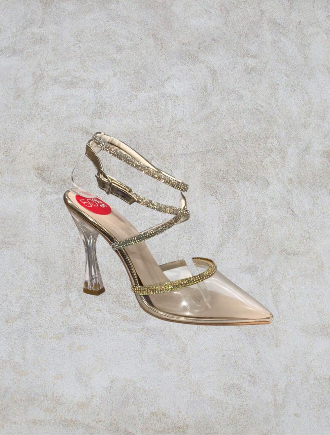 Sandalia de punta - Gold