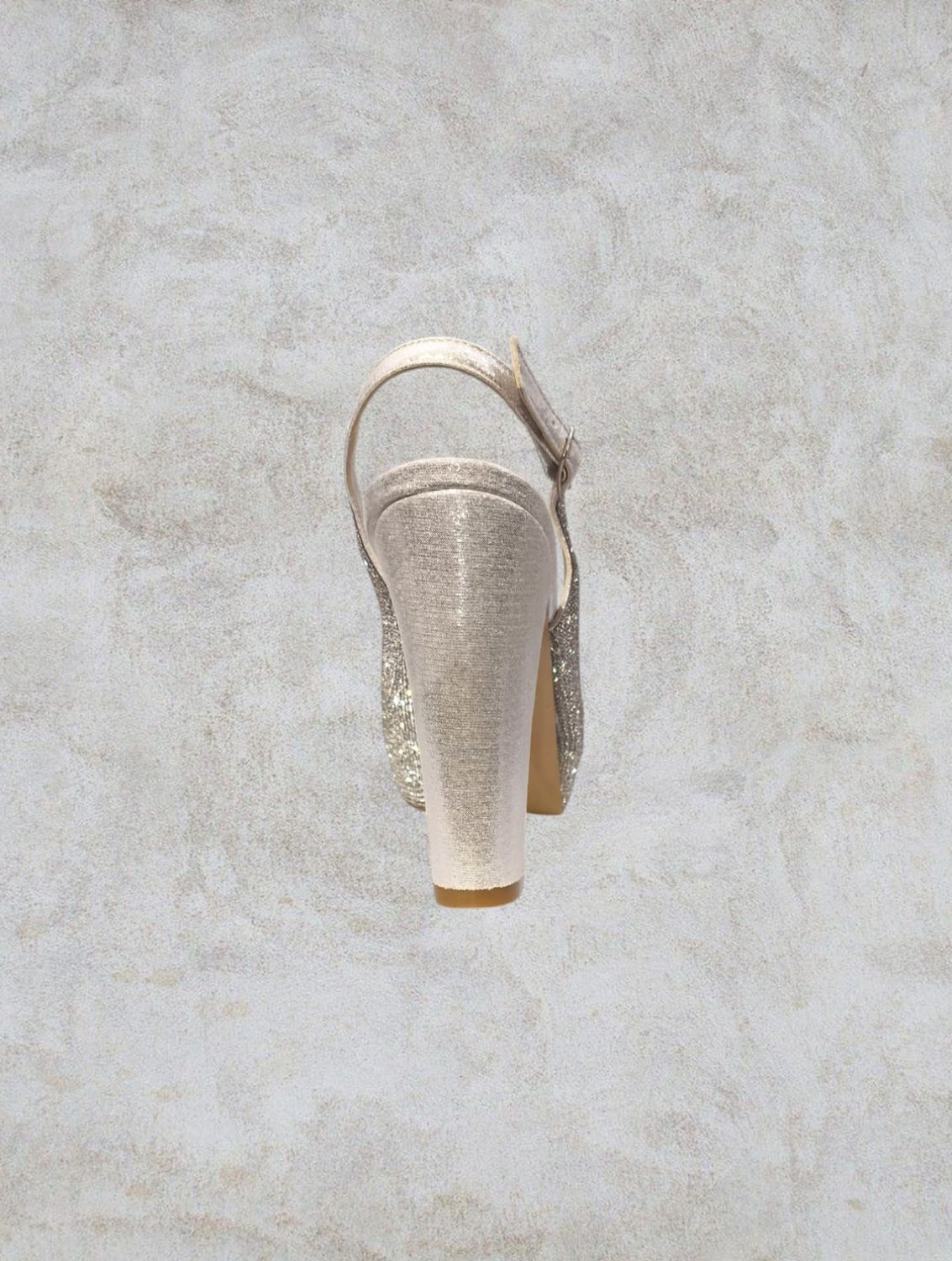 Zapatos Silver con cristales brillantes