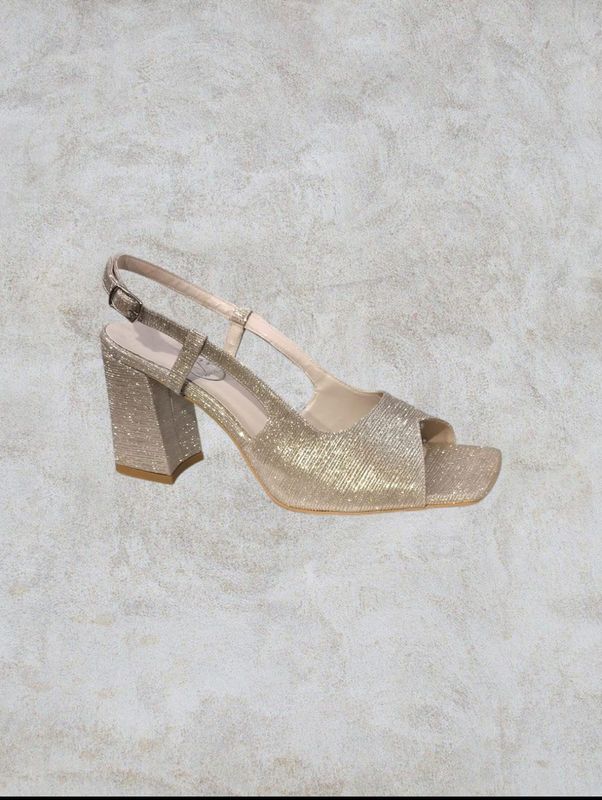 Sandalia baja -  Gold