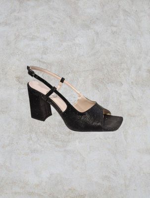 Sandalia baja - Negro
