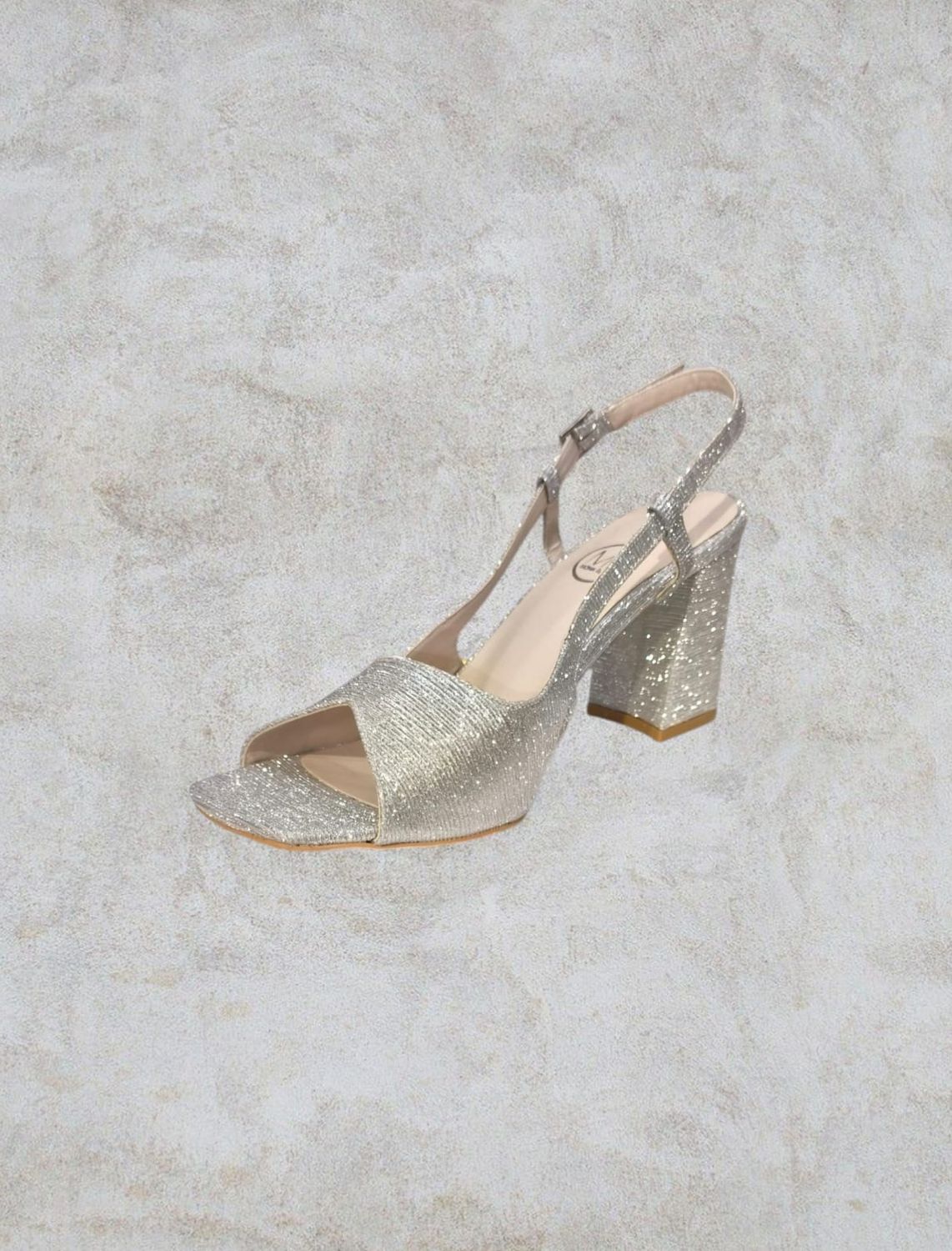 Sandalia baja - Silver