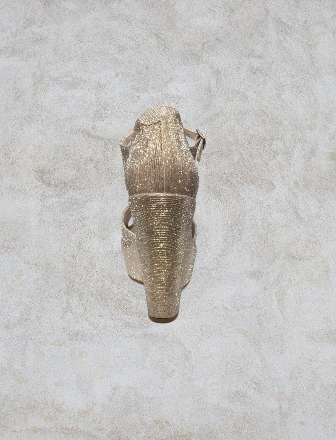 Sandalia plataforma - Gold