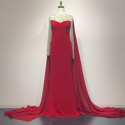 Vestido Largo Color Rojo Talla 40/8