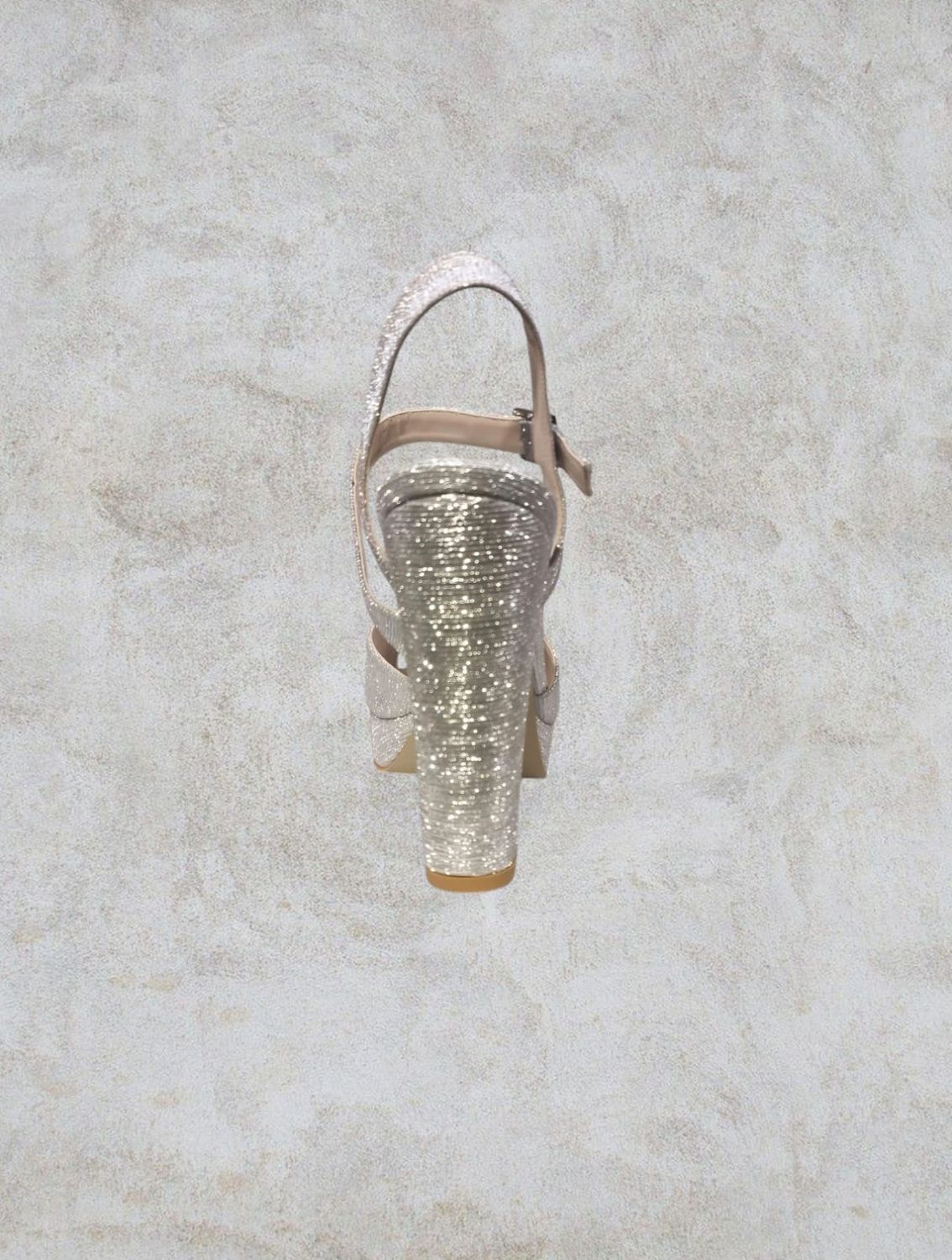 Sandalia alta - Silver