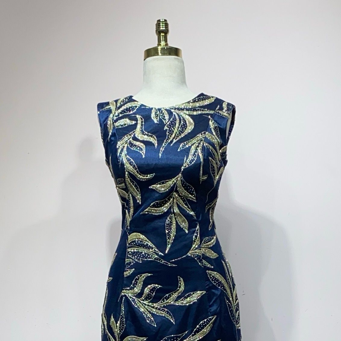 Vestido Largo Color Navy Talla 40 Vestido Largo Color Navy Talla 40