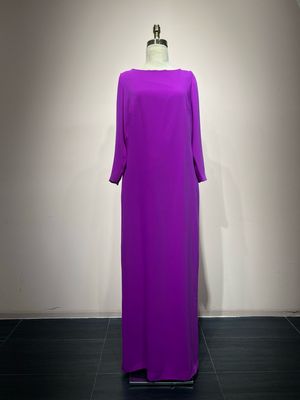 VESTIDO LARGO DARK VIOLET   MOU4554-44