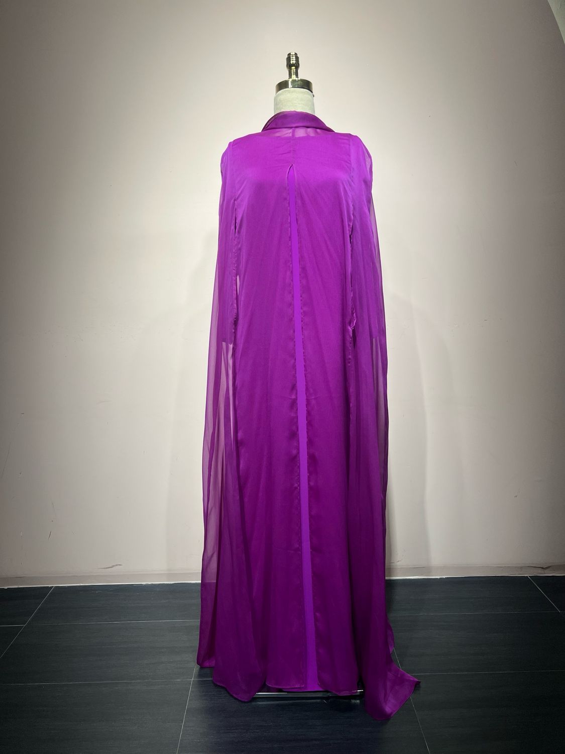 VESTIDO LARGO DARK VIOLET   MOU4554-44