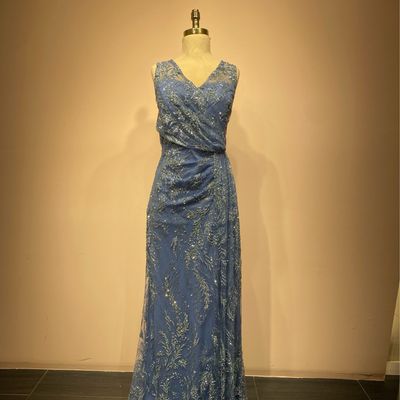 Vestido largo Indigo talla: 6 Vestido largo Indigo talla: 6