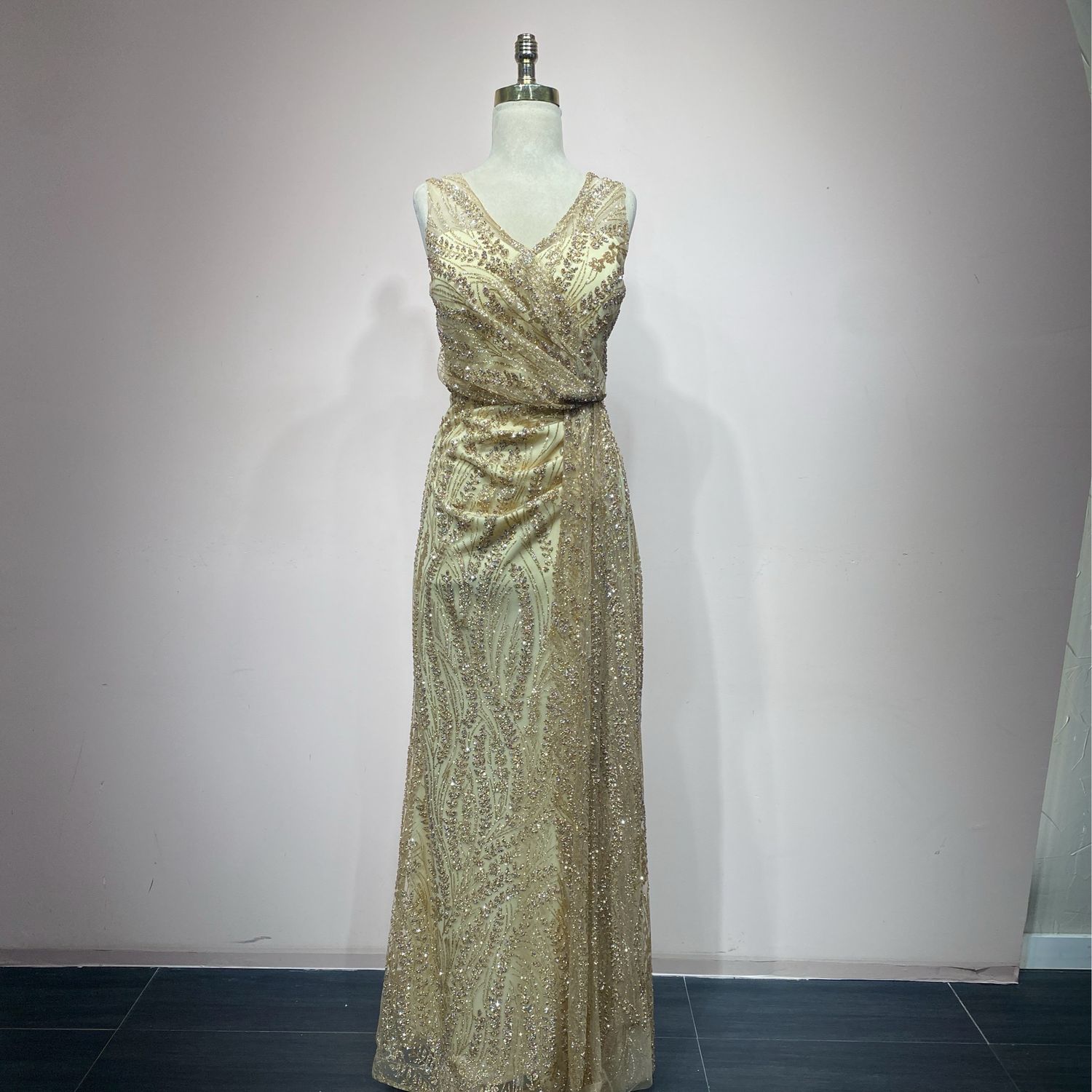 Vestido largo Gold talla: 5