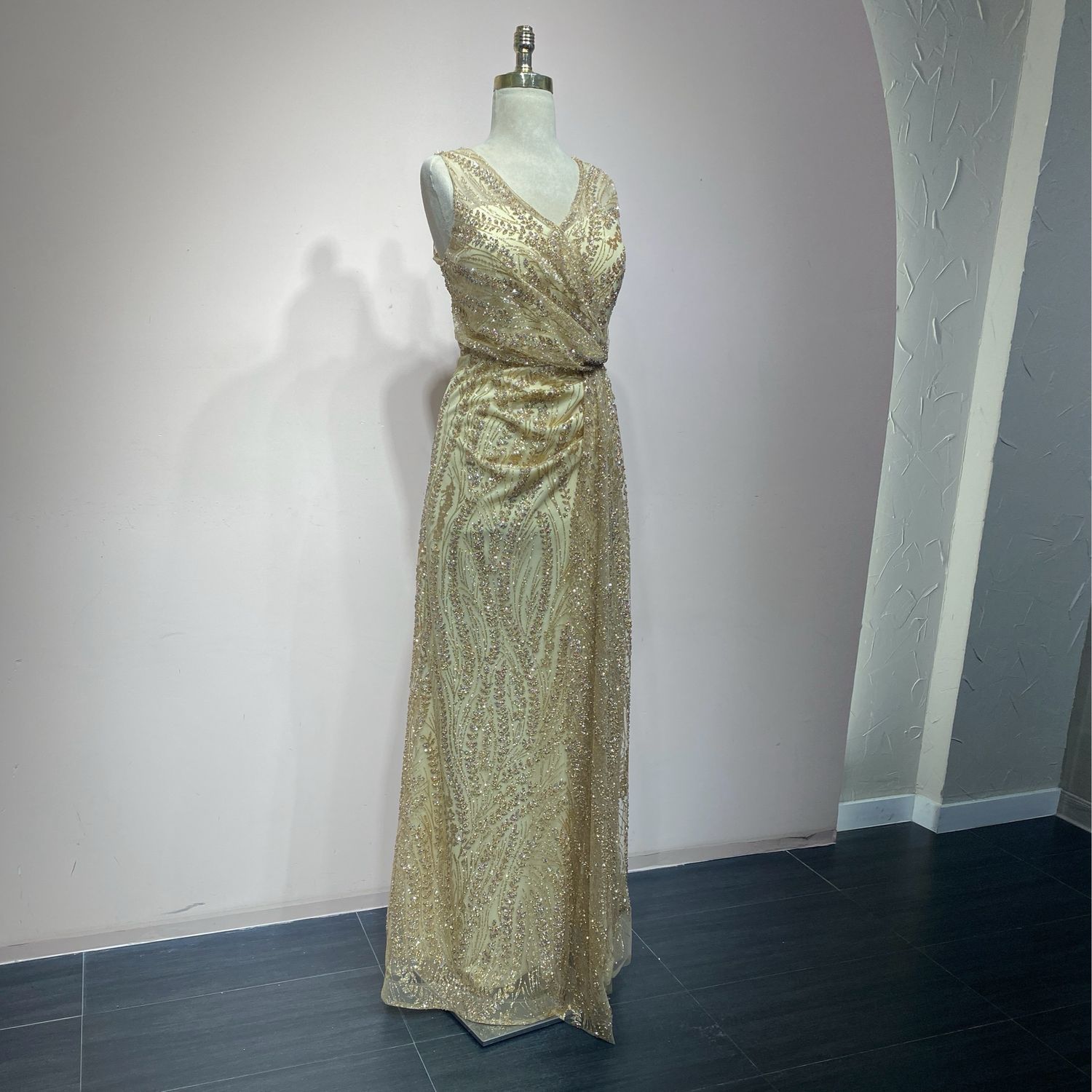 Vestido largo Gold talla: 5