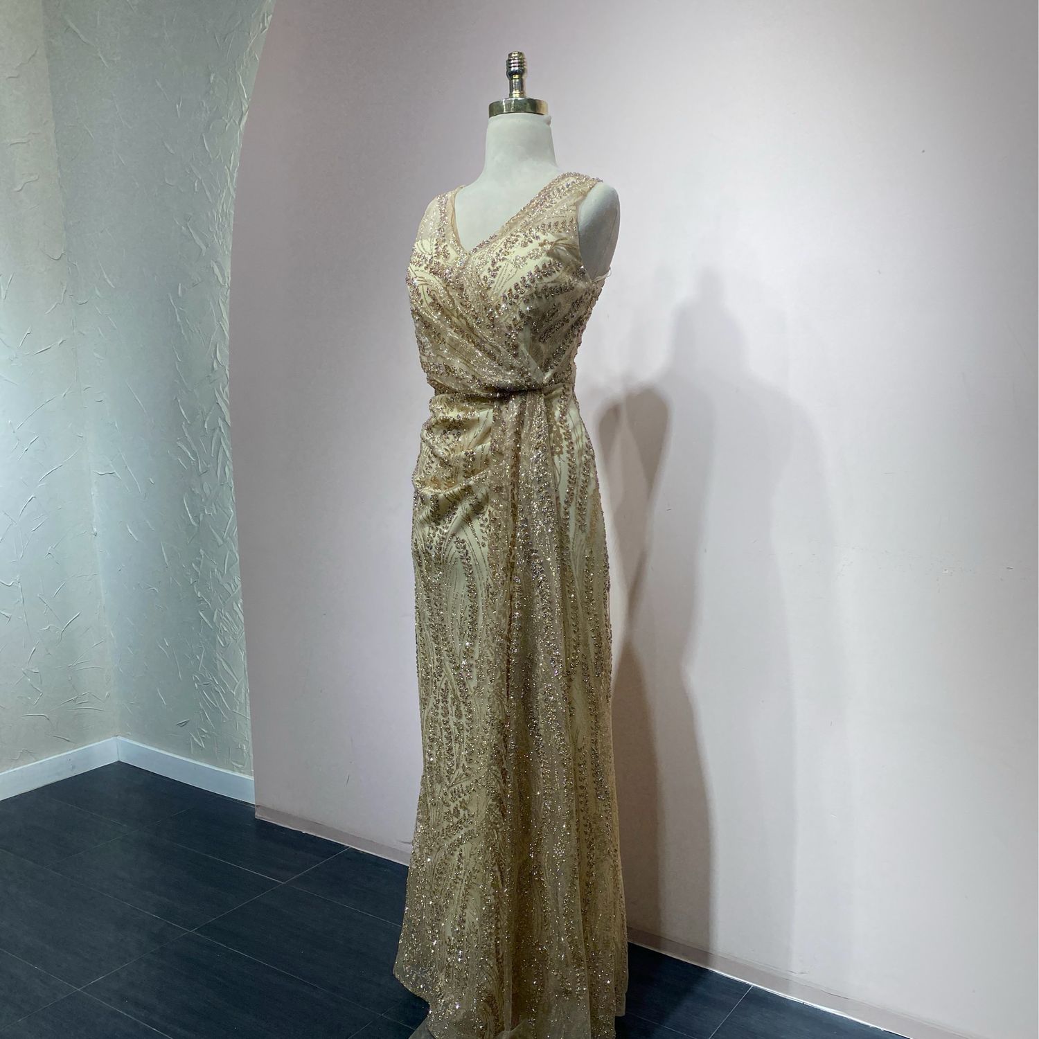 Vestido largo Gold talla: 5