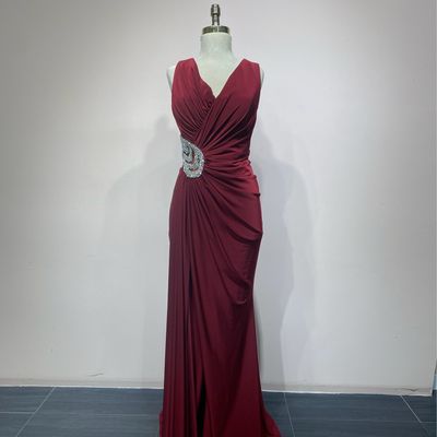 Vestido largo BURGUNDY Talla:4 Vestido largo BURGUNDY Talla:4