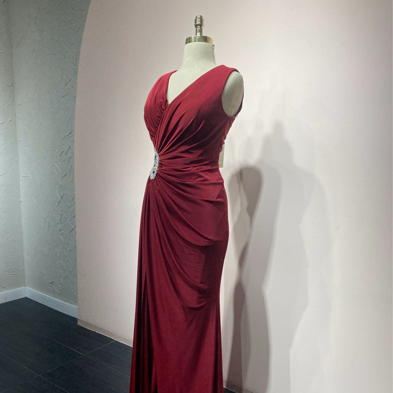 Vestido largo BURGUNDY Talla:4