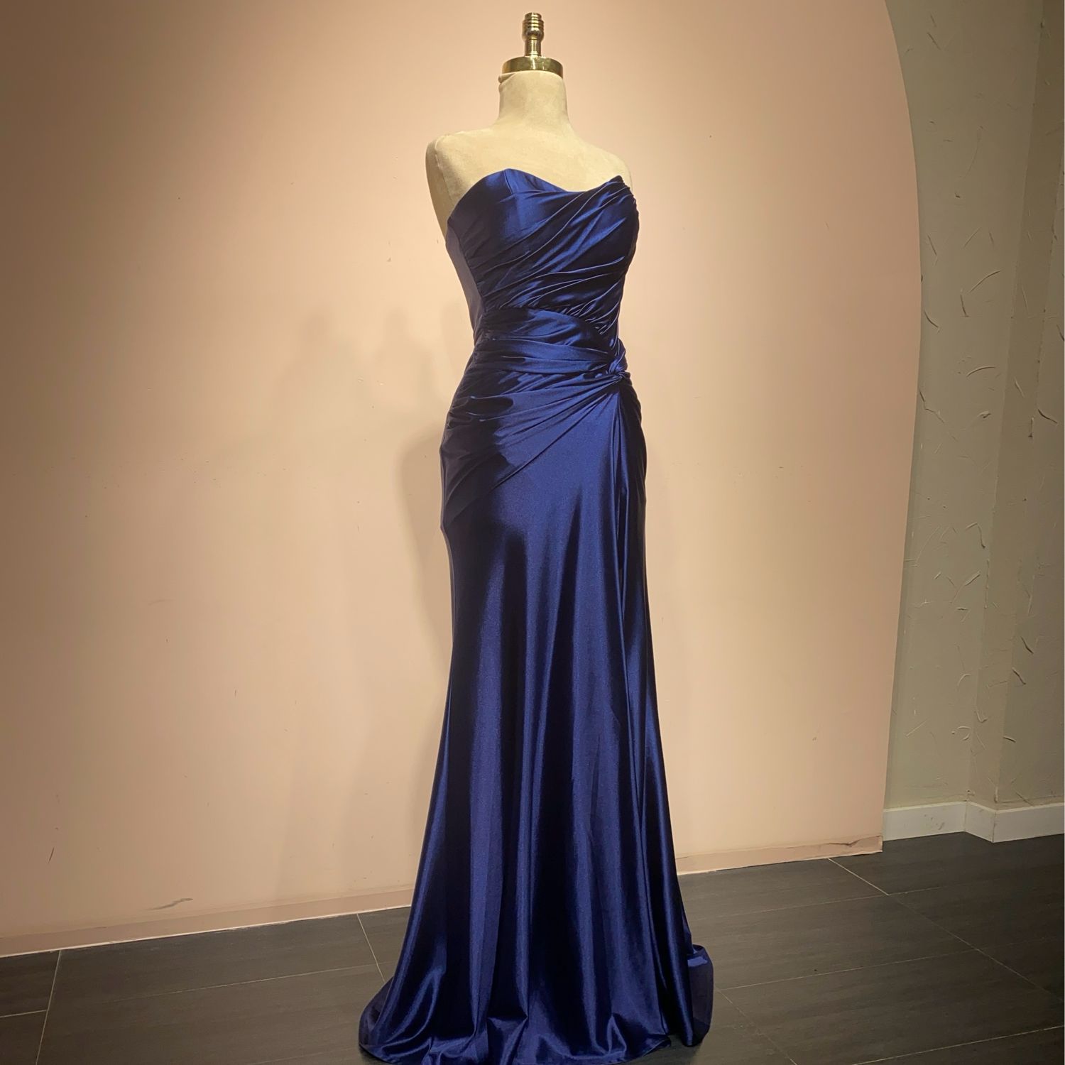 Vestido largo Azul Navy talla:1