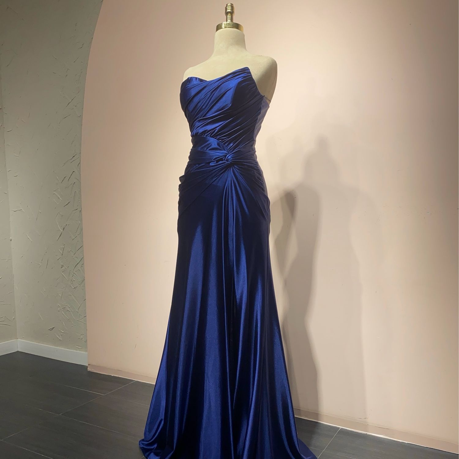 Vestido largo Azul Navy talla:1