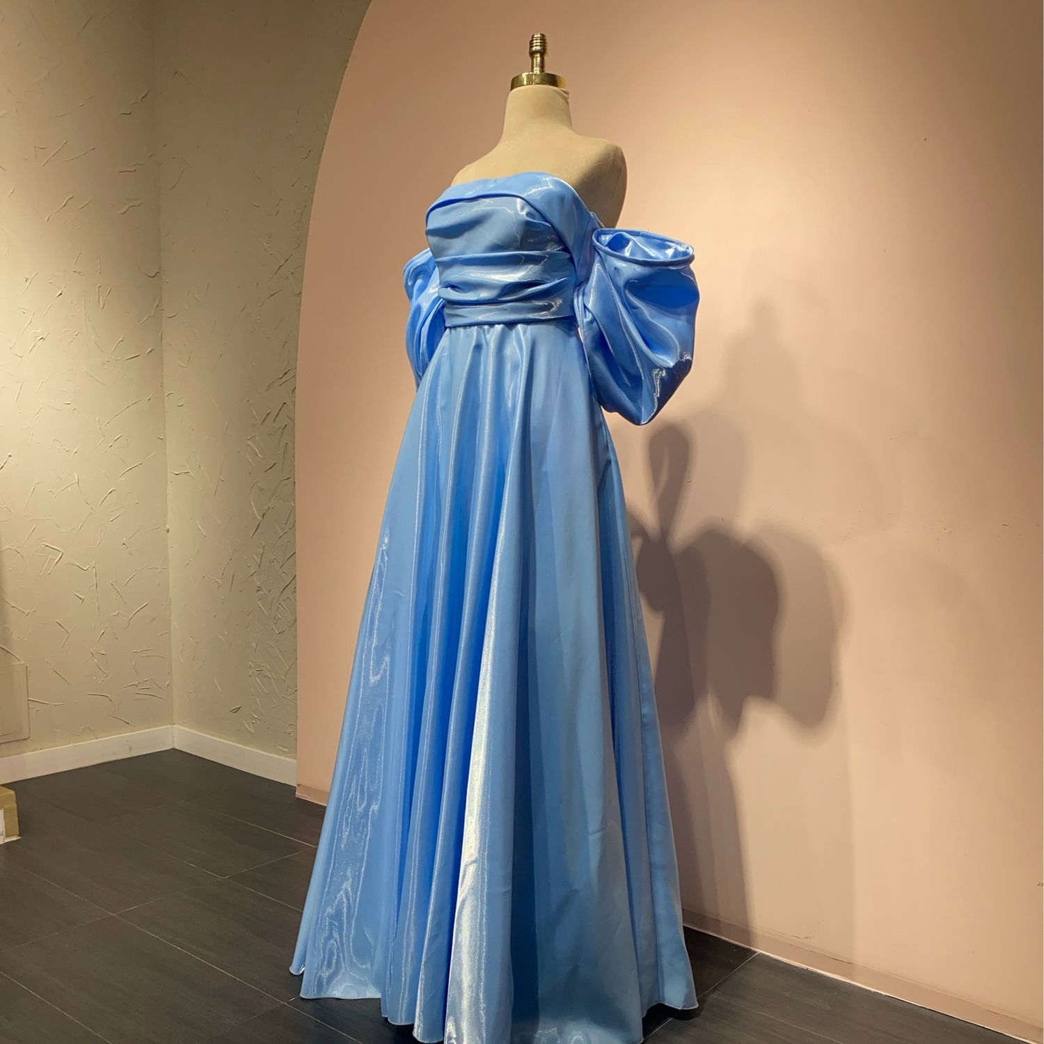 Vestido largo Baby blue talla:3 Vestido largo Baby blue talla:3