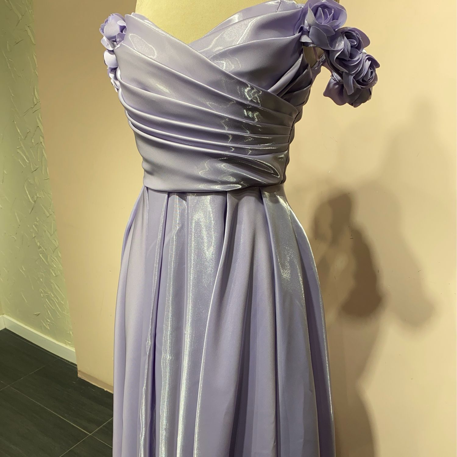 Vestido largo lila talla:3 Vestido largo lila talla:3