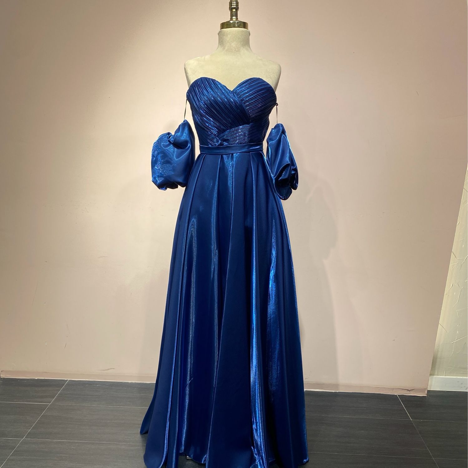 Vestido largo azul Vestido largo azul