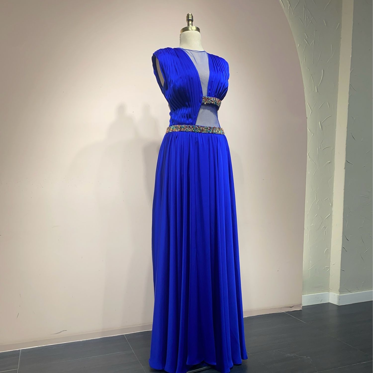 Vestido largo ROYAL BLUE talla:42