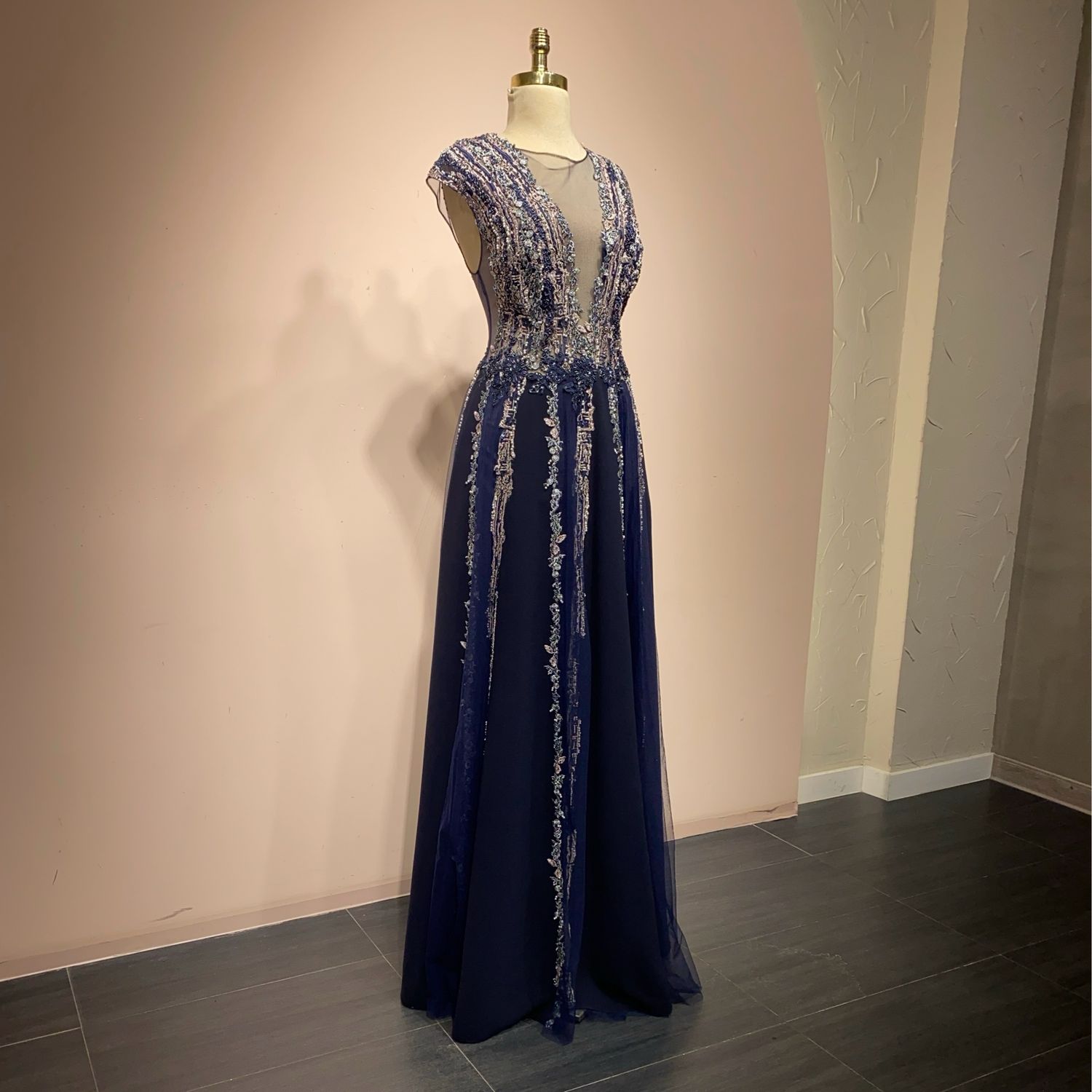 Vestido largo BLUE PINK Talla:44 Vestido largo BLUE PINK Talla:44