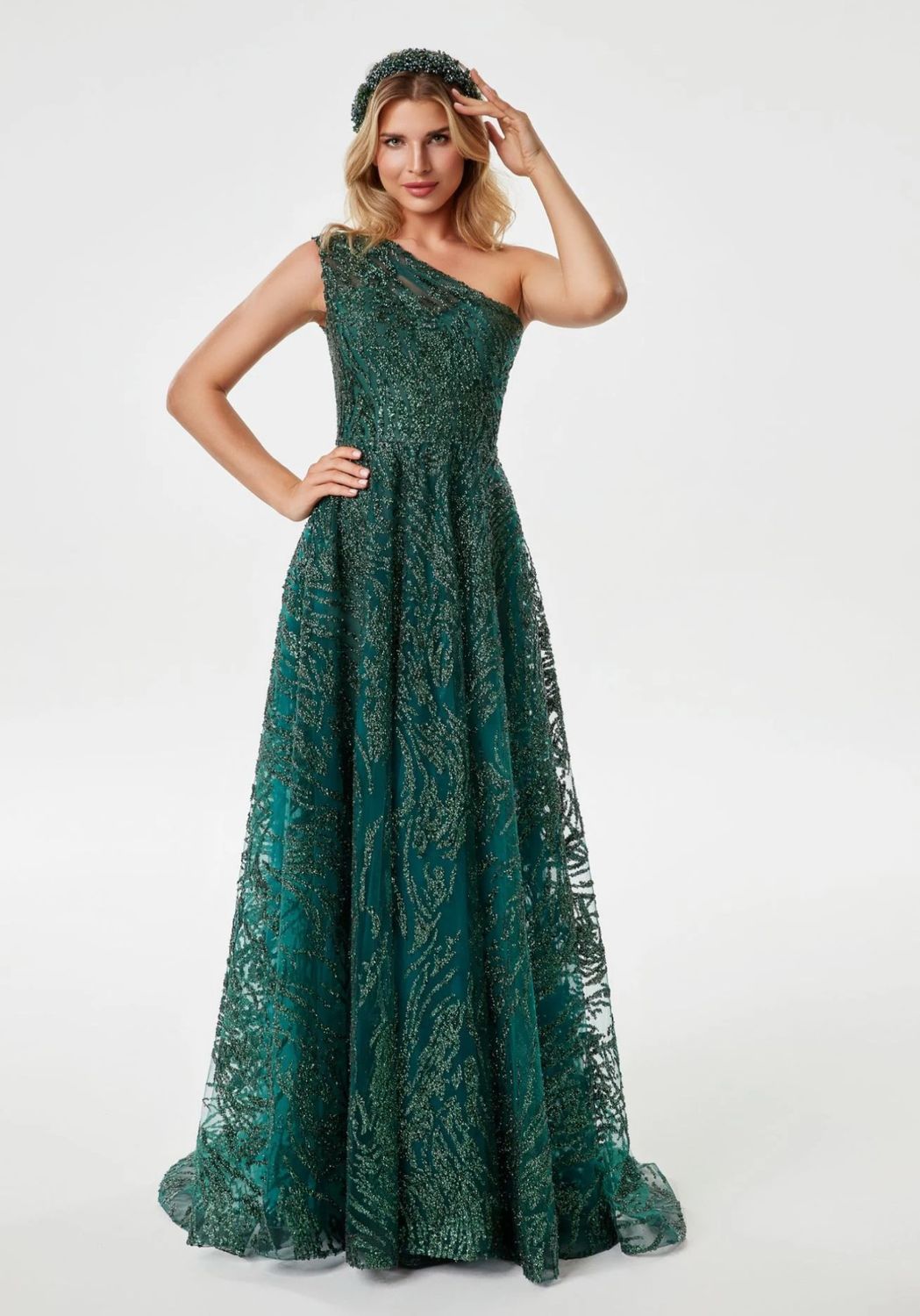 VESTIDO LARGO CORTE A TALLA 40/S COLOR PUDRA