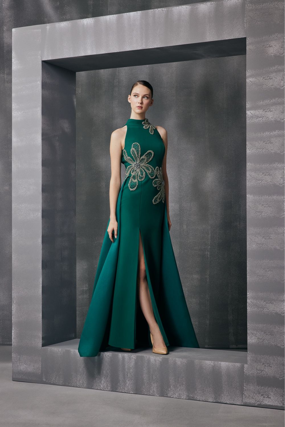 Vestido Largo - Verde - talla 40