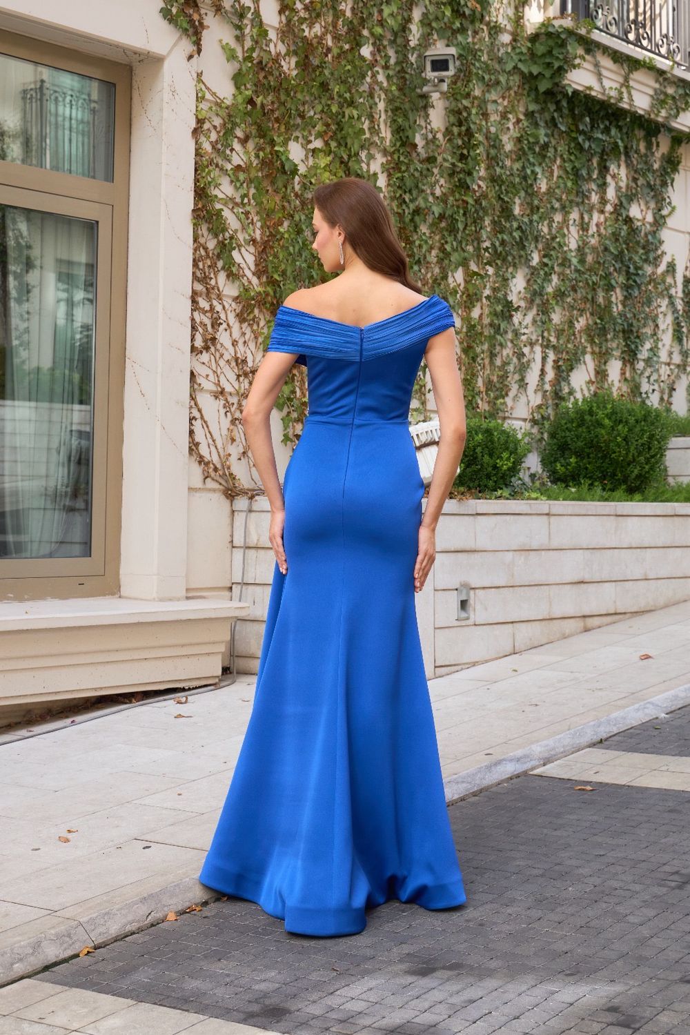 Vestido largo - Azul - talla 42