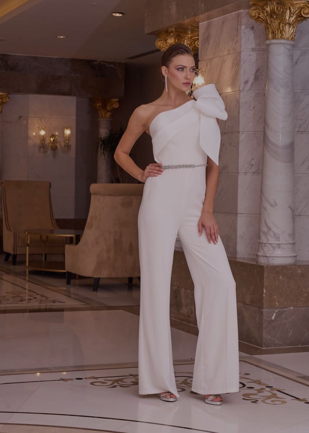 Jumpsuit blanco talla 42/10 Jumpsuit blanco talla 42/10
